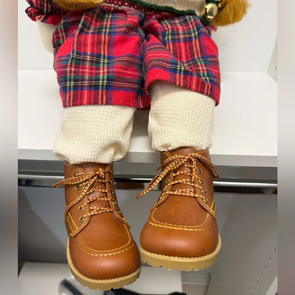 Gretchen Wilson Little Souls Doll - Plaid Red and Brown Doll with Hat